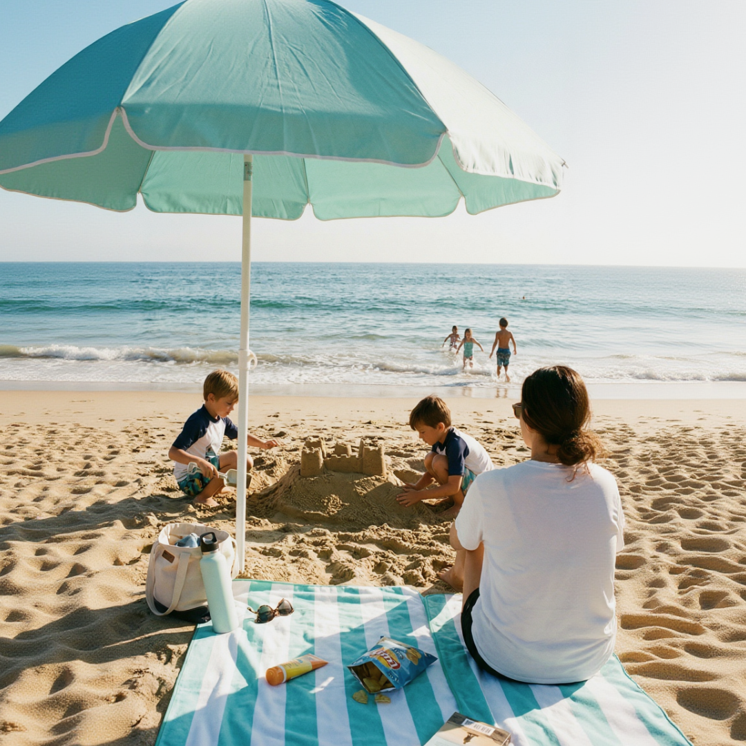 The Coastline Beach Towel